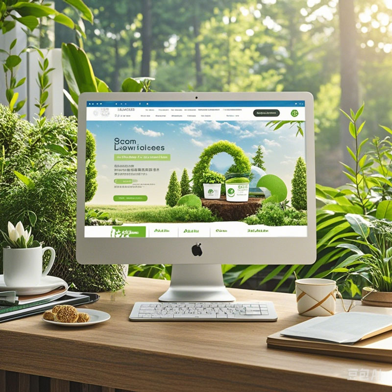 环保行业网站模板